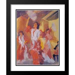   and Double Matted Art 20x23 Bailarines De Flamenco