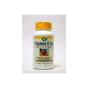  Natures Way   Vitamin E   100 gels / 400 IU Health 