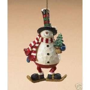  Boyds Bears Snow Skier w/ Mini Tree Ornament 257436