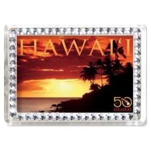  Hawaiian Rhinestone Magnet Sunset 