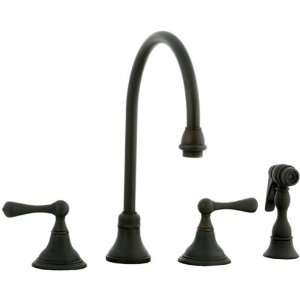   Handle Widespread Kitchen Faucet with Side Spray a