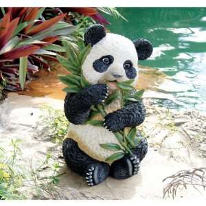  Asian Chinese Baby Panda Pool Garden Sculpture Statue 