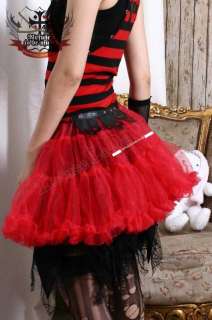 RTBU KERA Ballerina tulle PUFF MIST Skirt Petticoat RED  