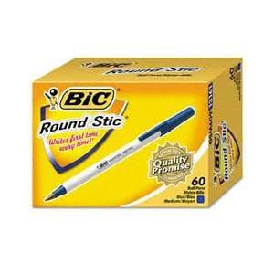  BIC® Round Stic® Ballpoint Pen, Bulk Sixty Pack