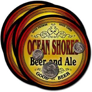 Ocean Shores, WA Beer & Ale Coasters   4pk