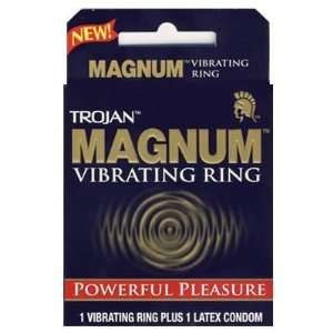  Trojan Magnum Vibrating Ring Single Retail Box Health 