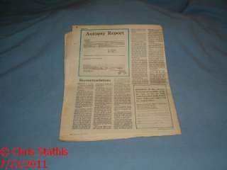 1964 The Report on Assassination of President Kennedy  