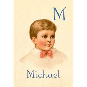  M for Michael 24X36 Giclee Paper