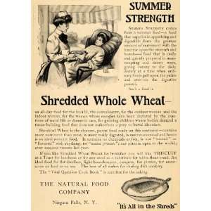   Shredded Whole Wheat Maid Triscuit   Original Print Ad