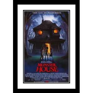  Monster House 20x26 Framed and Double Matted Movie Poster 