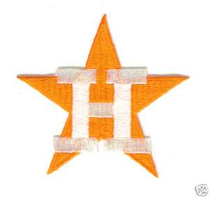 Houston Astros MLB Orange Star Logo Patch  shirt jacket  