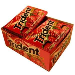 Trident Fusion Strawberry (12 Ct)  Grocery & Gourmet Food