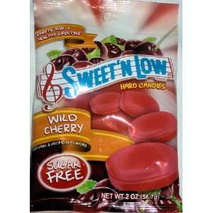 Sweet N Low Candy Wild Cherry Sugar Free, 2 Oz Bags (Pack of 24)