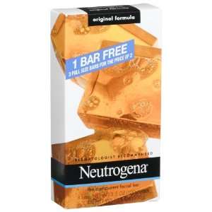   Neutrogena Original Formula Facial Bar, 3.5 Ounce (Pack of 3) Beauty