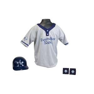  MLB Tampa Bay Devil Rays Kids Team Uniform Set Sports 