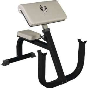  Champion Barbell Adjustable Preacher Curl Bench Sports 
