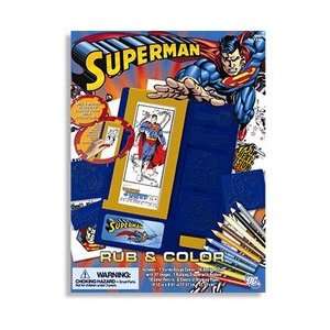  Superman World Hero Rub & Color Art Set Toys & Games