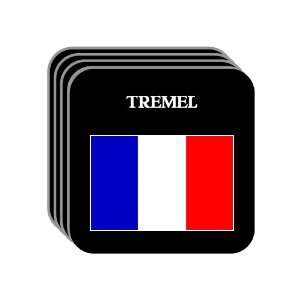  France   TREMEL Set of 4 Mini Mousepad Coasters 