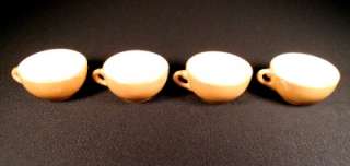 Vintage Childrens Mini Peach Lusterware Porcelain Japan Tea Set 