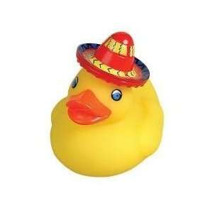   Sombrero Mexican Fiesta Rubber Duck 2 inch (1 Dozen) 