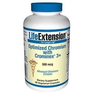   Crominex 3+, 500 mcg, 60 vegetarian capsules