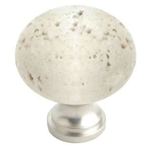  Giagni KB GR TRAV Dechar Design Travertine Marble Knobs 