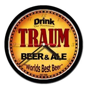  TRAUM beer and ale cerveza wall clock 