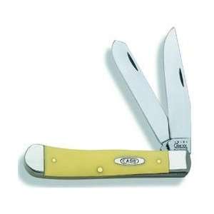  Trapper, Clip & Spey Blade, Yellow Handle Sports 