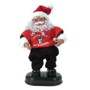    Texas Tech Red Raiders Animated Rock and Roll Santa