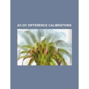 AC DC difference calibrations U.S. Government 9781234557508  