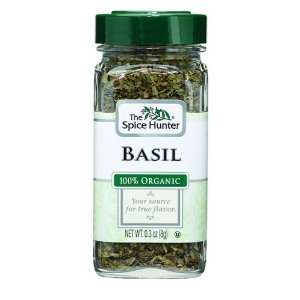 Spice Hunter, Basil Organic 1081, 0.3 Ounce Jar  Kitchen 