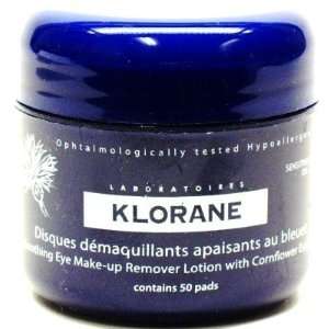  Klorane Eye Make Up Remover Pads 50s (Case of 6) Beauty