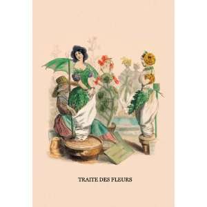  Traite des Fleurs 24x36 Giclee