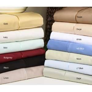  600 TC Egyptian Cotton Solid Twin XL Sheets