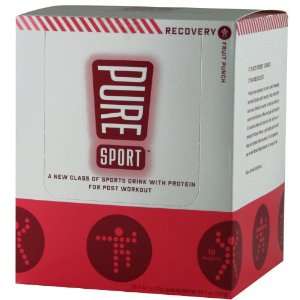  Pure Sport Recovery, Fruit Punch, 10   2.47 oz Packets 