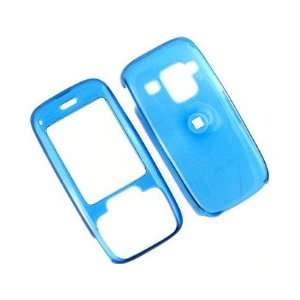  Hard Plastic Protective Phone Cover Case Transparent Blue 