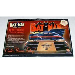  Batman Batmobile of the 1940s DC Direct 17 by 11 Promo 