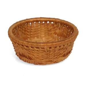   Bamboo Basket Round Smoke Signals  Fair Trade Gifts