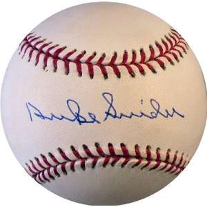 Duke Snider Autographed/Hand Signed Rawlings Official MLB Baseball