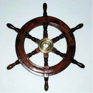  Benzara 17419 18 in. Wooden Ship Wheel [Misc.]
