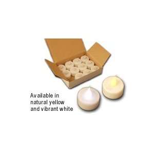12 Battery Operated Tea Lights With Realistic Flicker  45 Hour CR2016 