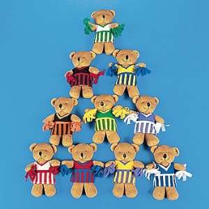    Plush Cheerleader Bears   Novelty Toys & Plush Toys & Games