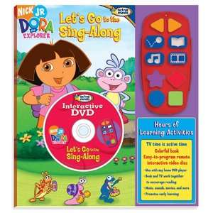 Dora the Explorer Lets Go to the Sing Along Book with Interactive 