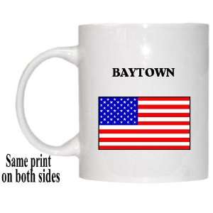  US Flag   Baytown, Texas (TX) Mug 