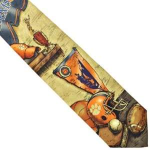  Clemson Tigers Silk Nostalgia Necktie