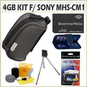   Accessory Kit for the Sony MHS CM1 Webbie HD Camcorder