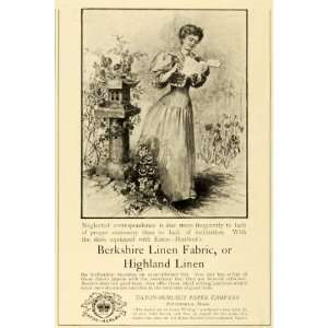   Linen Correspondence Edwardian Dress   Original Print Ad Home