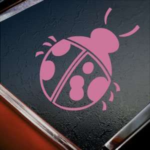  Lady Bug Ladybug Pink Decal Car Truck Window Pink Sticker 