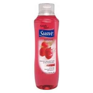  Suave Naturals Shampoo, Fresh Mountain Strawberry with 