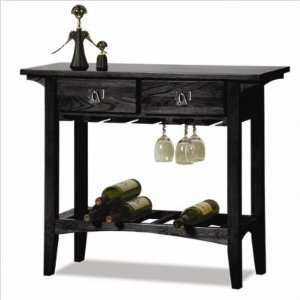 Leick Furniture Favorite Finds Mission Wine Stand and Console Table 